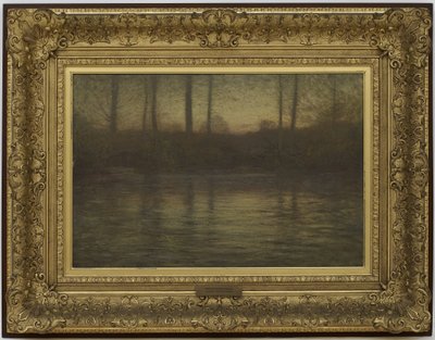 The Evening Star, 1905 (óleo sobre painel de madeira) de Dwight William Tryon